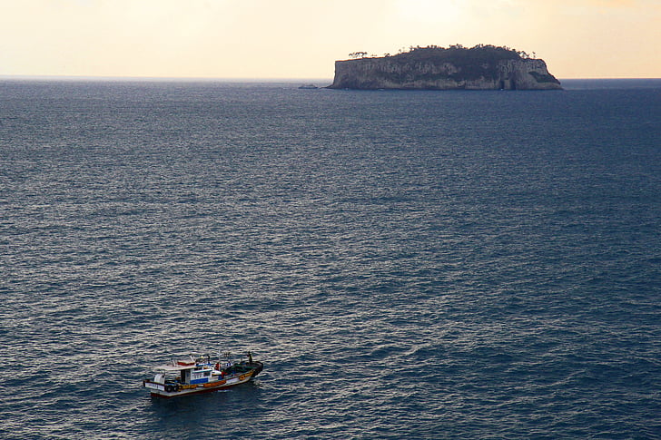 sea, fisherman, jeju island