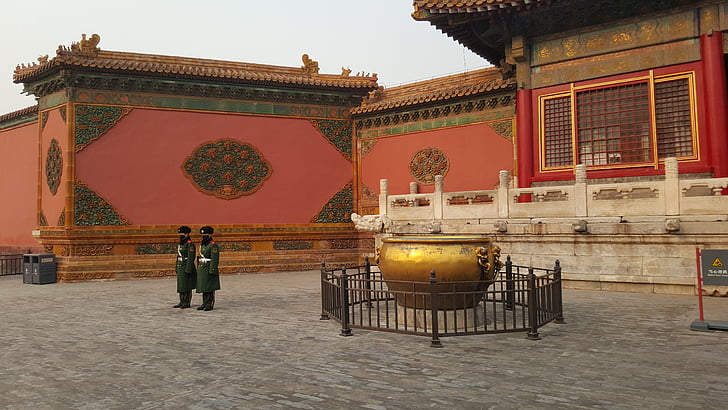 beijing, china, forbidden city, peking, ancient, police, asia
