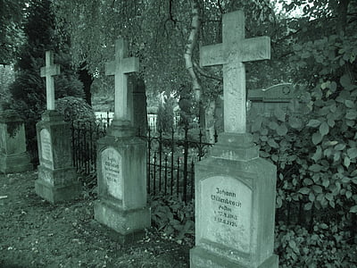 hautausmaa, Graves, kuollut, kuolema, ylittää