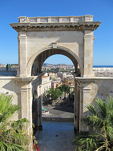 Bastion san remy, calgiari, Sardinië, oude stad