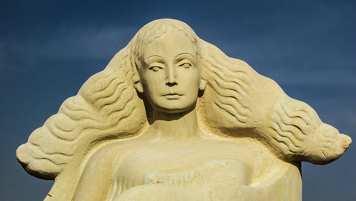 Ayia napa, Kıbrıs, Heykel Parkı, kadın, Sanat, Açık, heykel