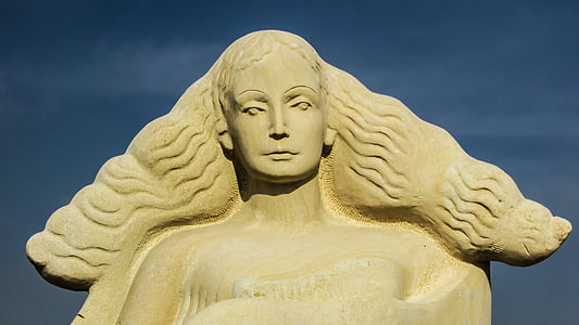 Ayia napa, Ciper, park skulptur, ženska, umetnost, zunanji, kiparstvo