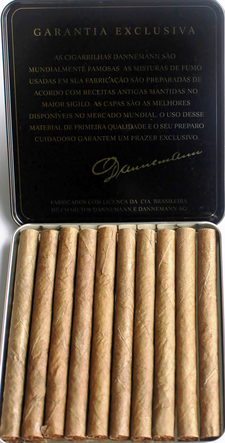 Tütün, yasaktır, cigarillos, nikotin, sağlıksız, Dannemann, kutusu