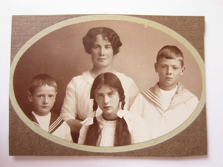 söderberg, picture, photograph, historic, old, people, familiy