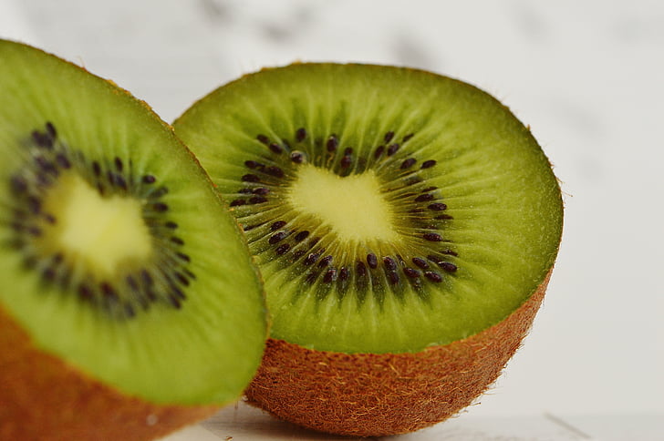 Kiwi, frugt, sund, vitaminer, mad, grøn, lækker
