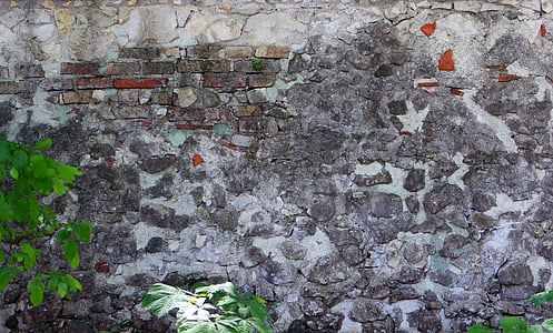 parete, parete di pietra, facciata, in muratura, pietre naturali, parete di pietra naturale, Distintivo