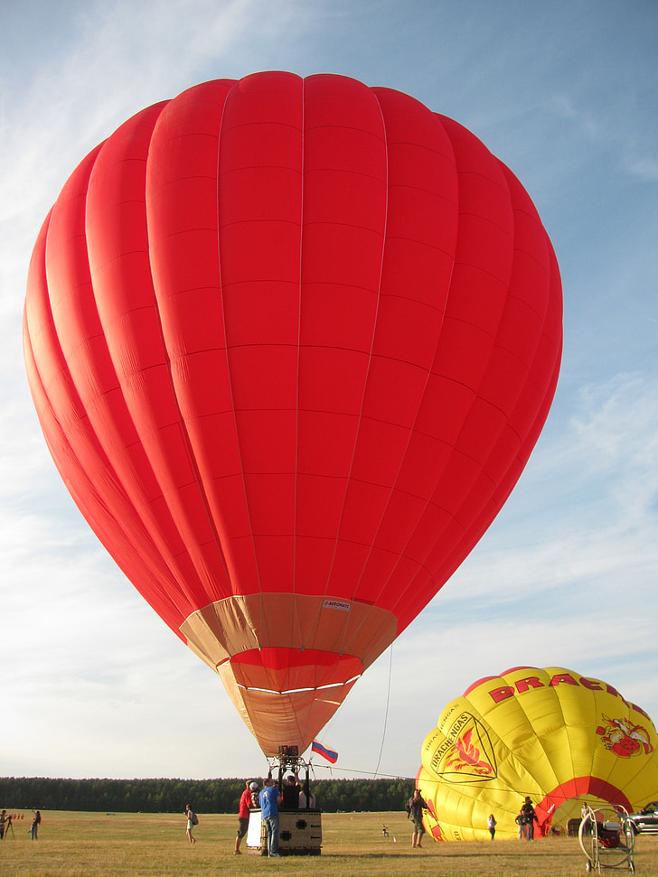 αερόστατο ζεστού αέρα, ουρανός, πολύχρωμο, πτήση, περιπέτεια, Φεστιβάλ, DOM