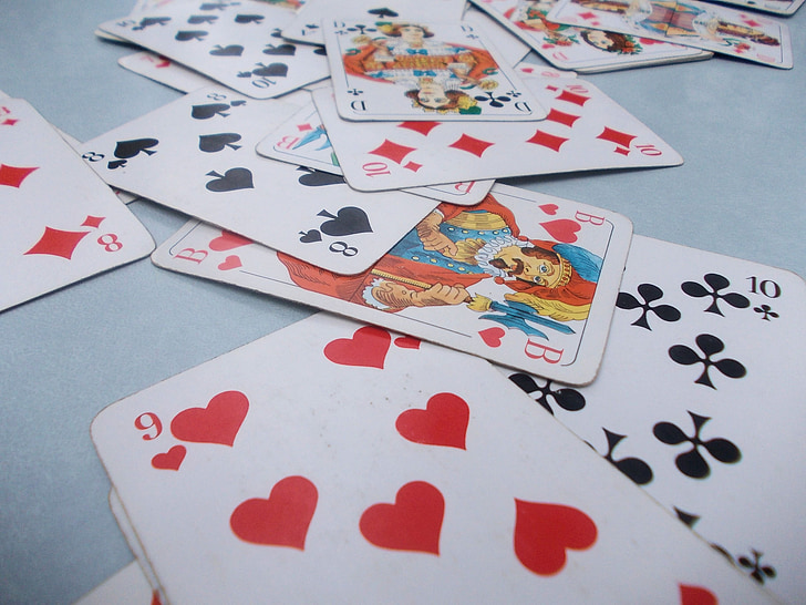 gioco di carte, Skat, Gioca, vincere, gioco d'azzardo, Poker - gioco di carte, asso