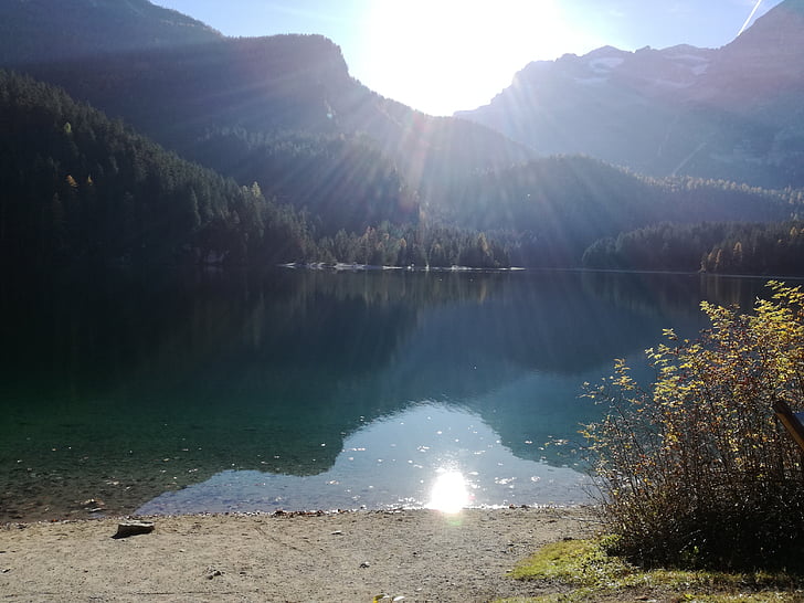 Lake, Mountain, Luonto