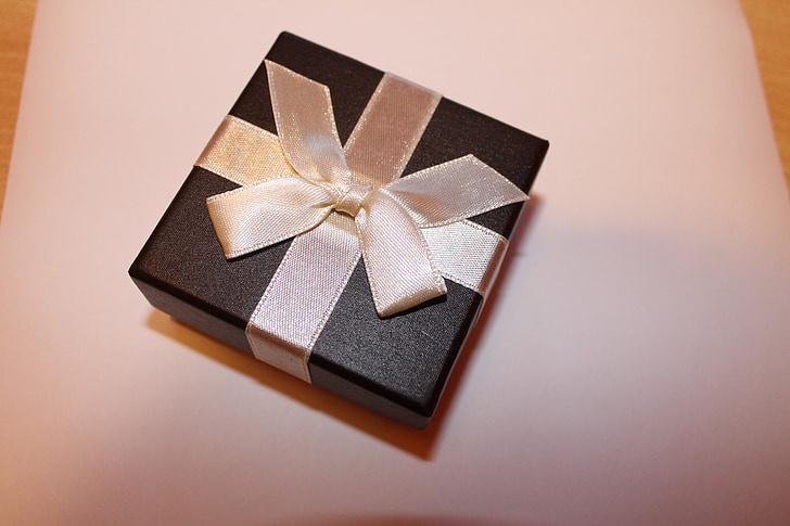 gåva, presentbox, Box, presentförpackningar, loop, Keepsake box, förpackning