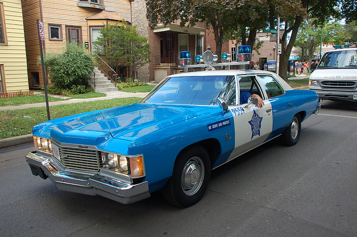 Chicago, polizia, Impala, 1974, Chevy, Chevrolet
