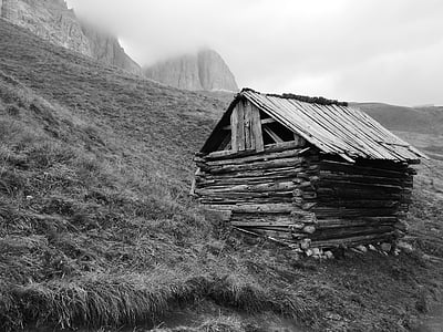 Cabaña, Alm, cabaña del Alm, Refugio de montaña, verano, montaña, Cabaña alpina