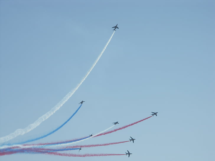 patrouille van Frankrijk, vliegtuigen, kunstvliegen