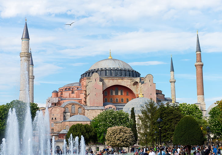 Istanbul, Turquie, minaret de, Église, Cathédrale, orthodoxe, voyage