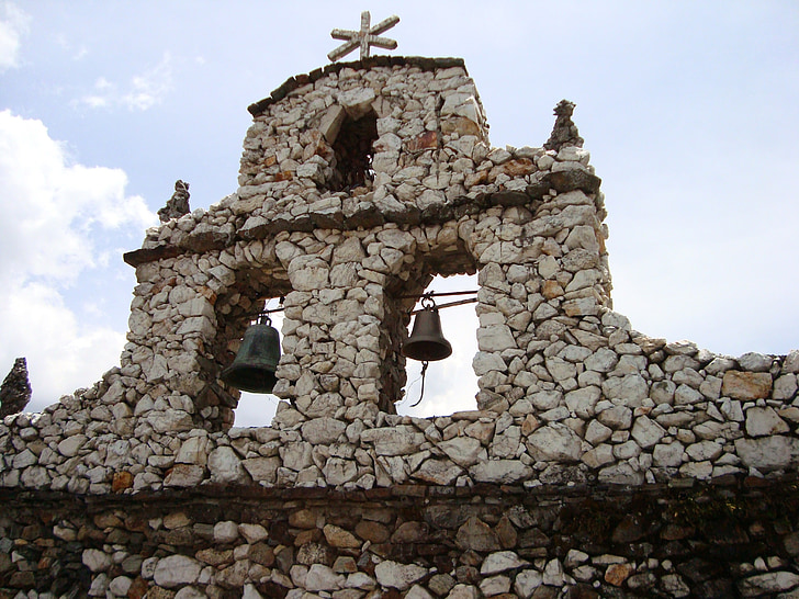 Crkva, kamena, fasada, Stari
