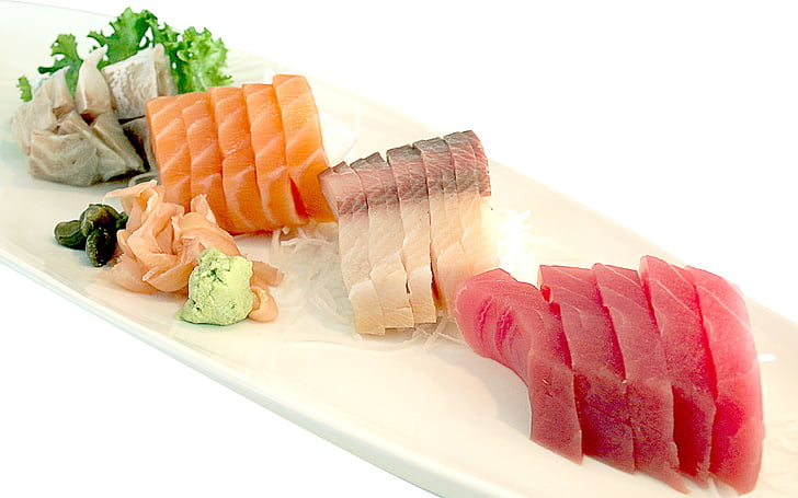 tuniak, losos, Japonsko, plody mora, ryby, more, zdravé