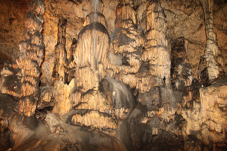 caverna, estalactite, Hungria, é interessante, raro, caverna de estalactite, Aggtelek