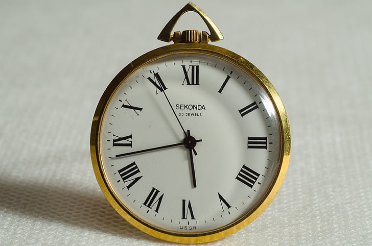 antikvariniai, klasikinis, laikrodis, kišeninio laikrodžio, laikas, laikrodis, derlius