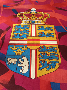 denmark, danish, royal, coat of arms, europe, scandinavia, copenhagen