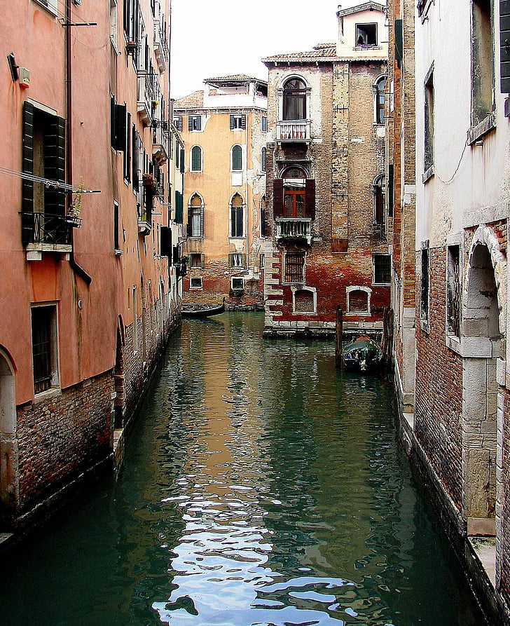 Venetië, Venezia, stdteil san marco, Canale, Italië palazzo, kanaal, Offside