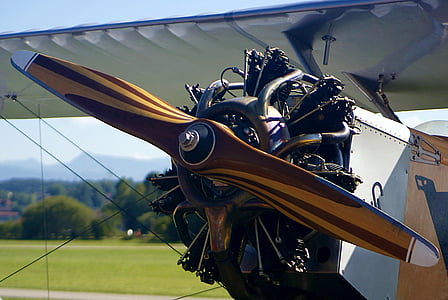 flygplan, motor, propeller, enhet, teknik, Aviation, motorn