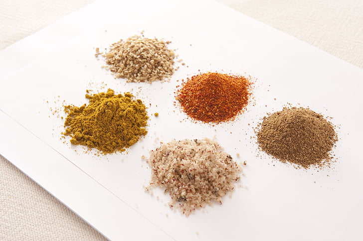 spice, seasoning, dining table, cuisine, cooking