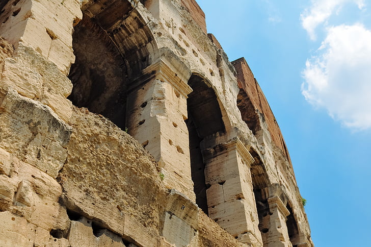 Denkmal, Kolosseum, Rom, Architektur, Wahrzeichen, berühmte, Italien