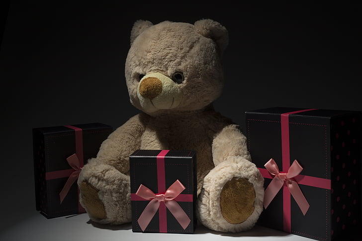 Kinder, Teddy bear, Plüsch, Geschenke