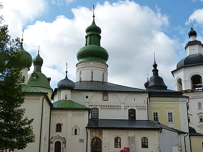 goritsy, 修道院, ロシア, 宗教, 正統派, アーキテクチャ, 建物
