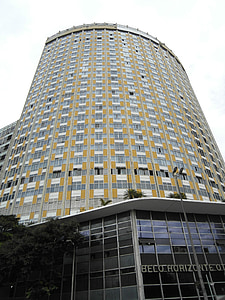 Hotel, Wolkenkratzer, Gebäude, Fassade, Fenster, Belo horizonte, Brasil