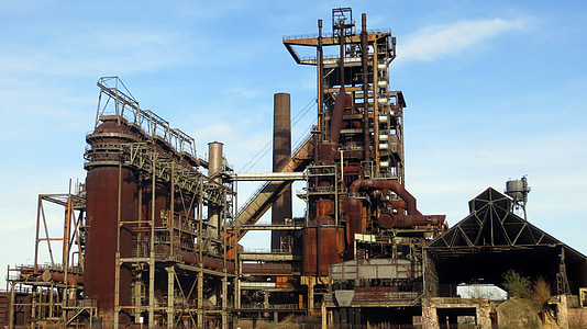 alto-forno, indústria, património industrial, história, aço, produção de aço, área de Ruhr