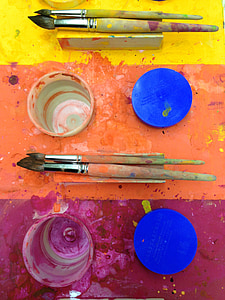 pintura, tinció, raspall, Art, colors, color, creatiu