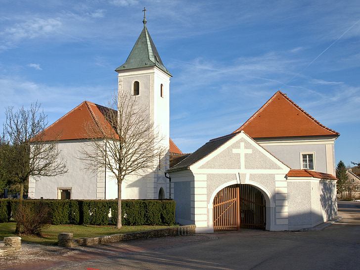 Seitenstetten, friedhofskapelle, HL veit, kaple, hřbitov, kostel, náboženské