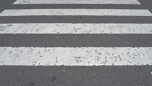 μαύρο και άσπρο, ζέβρα Σταυρός, ρίγες, δρόμος, Οδός, με τα πόδια, ασφάλεια