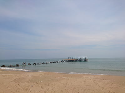 stranden, Thailand, sjøen