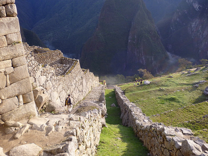 Peru, Cuzco, sten, landskap, paisajimo, arkitektur, Inca