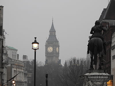 Londres, Praça Trafalgar, cidade, Inglaterra, Inglês, Reino Unido, Praça