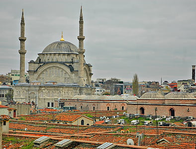 Стамбул, Мечеть, Гранд базар, городской пейзаж, Турция, Архитектура
