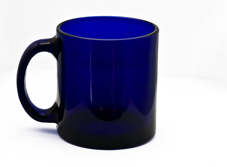 cup, glass, blue, mug, equipment