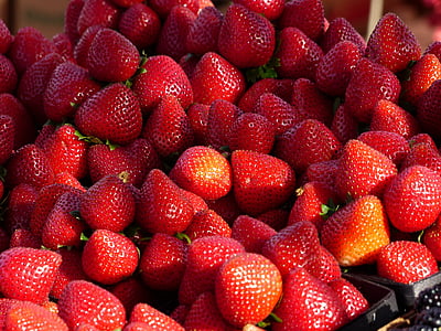ягоди, плодове, червен, здрави, пресни, храна, Сладко
