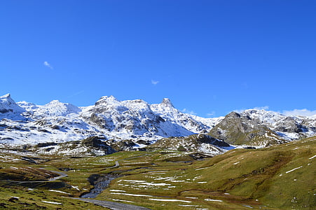 landskab, bjerge, vandreture, natur, Alperne