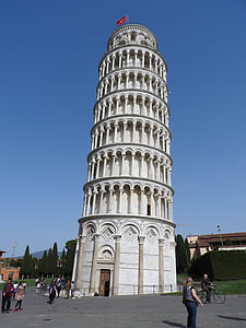 Pisa, Olaszország, torony, emlékmű