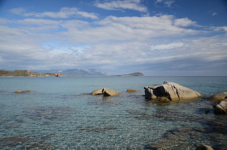 Sardinia, pemandangan, alam, laut, pemandangan, ketenangan pikiran, hari libur
