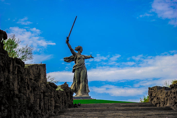 arkitektur, dagsljus, monumentet, Utomhus, Ryssland, skulptur, Sky