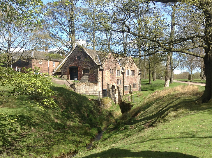 Dunham massey, Altrincham, Mill, Park, National Trustin, Englanti, historiallinen