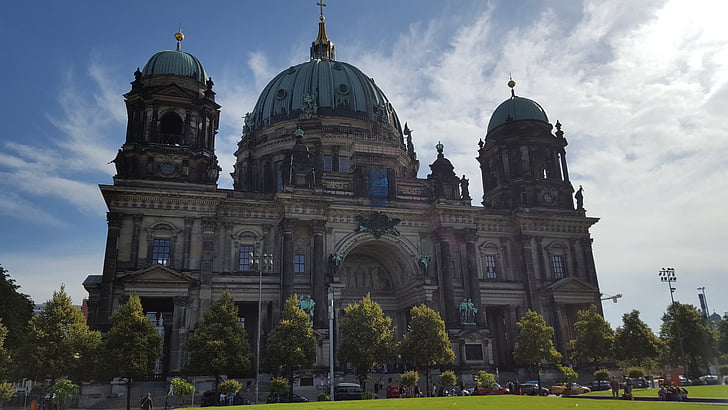 Βερολίνο, πόλη, αρχιτεκτονική, ουρανός, κέντρο, Εκκλησία, Καθεδρικός Ναός