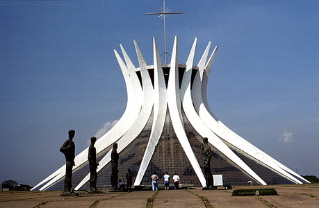 Gereja, arsitektur, bangunan, agama, gaya arsitektur, Brasilia, Brasil