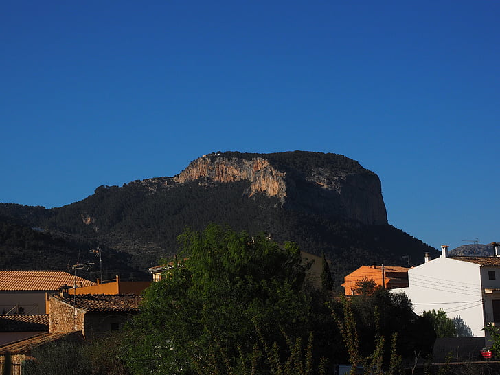 zmešaš, alaró, gore, Mallorca, gorskih, arhitektura