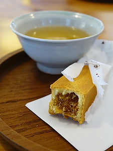 torta dell'ananas, 黄梨酥挞, tè cinese, spuntino, Taiwan