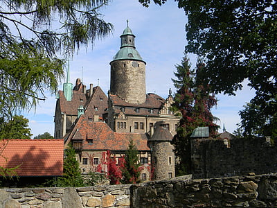 castle, czoch, autumn, architecture, history, fort, europe